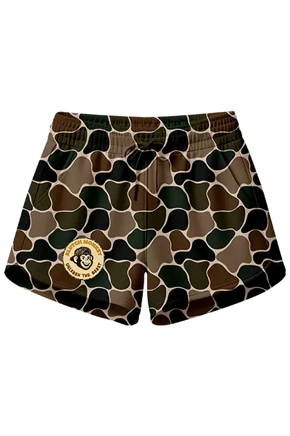 Birds, Bucks, Baseballs Shorts (Youth X-Small)