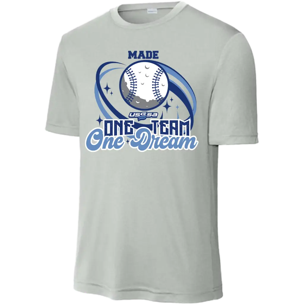 One Team, One Dream Crew Neck (Blue, Youth X-Small)