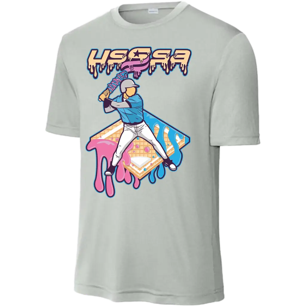 USSSA Ice Cream Crew Neck (Blue, Youth X-Small)