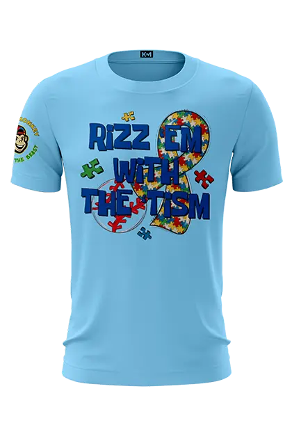 Rizz Em With The Tism Crew Neck (Youth X-Small)